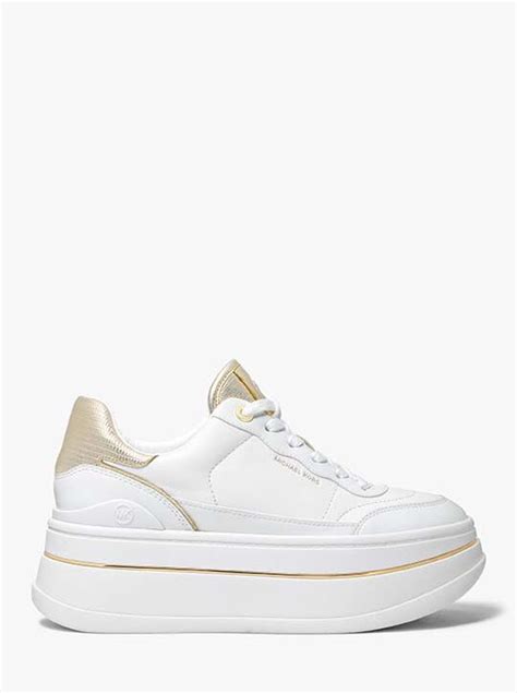 plateau sneaker michael kors|Michael Kors hayes sneakers.